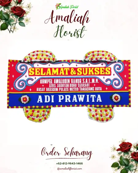 Papan Bunga Ucapan Selamat Pucangan